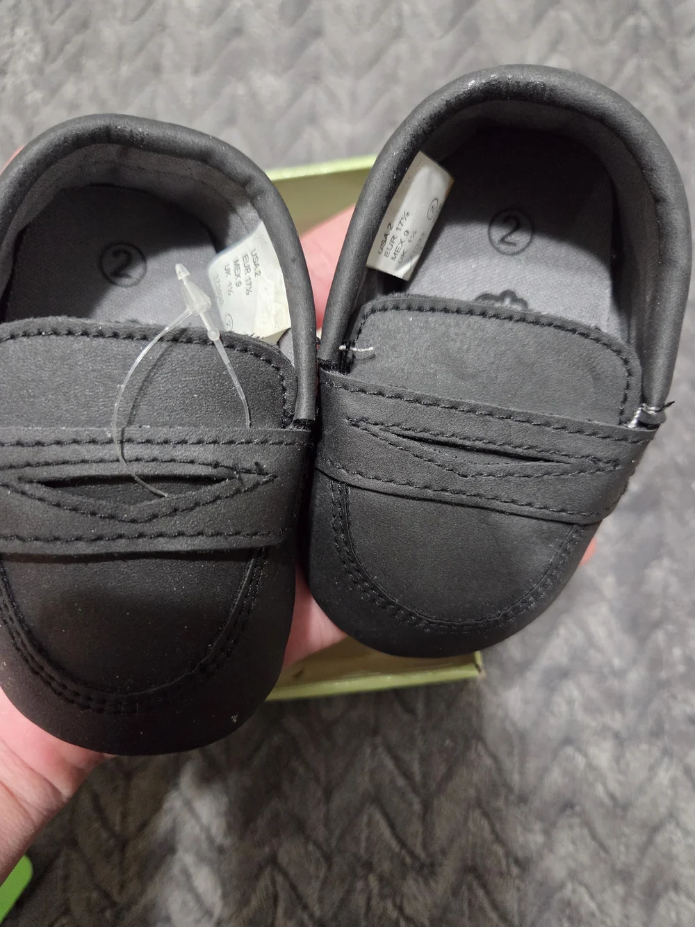 Classic Black Baby & Walker Loafers